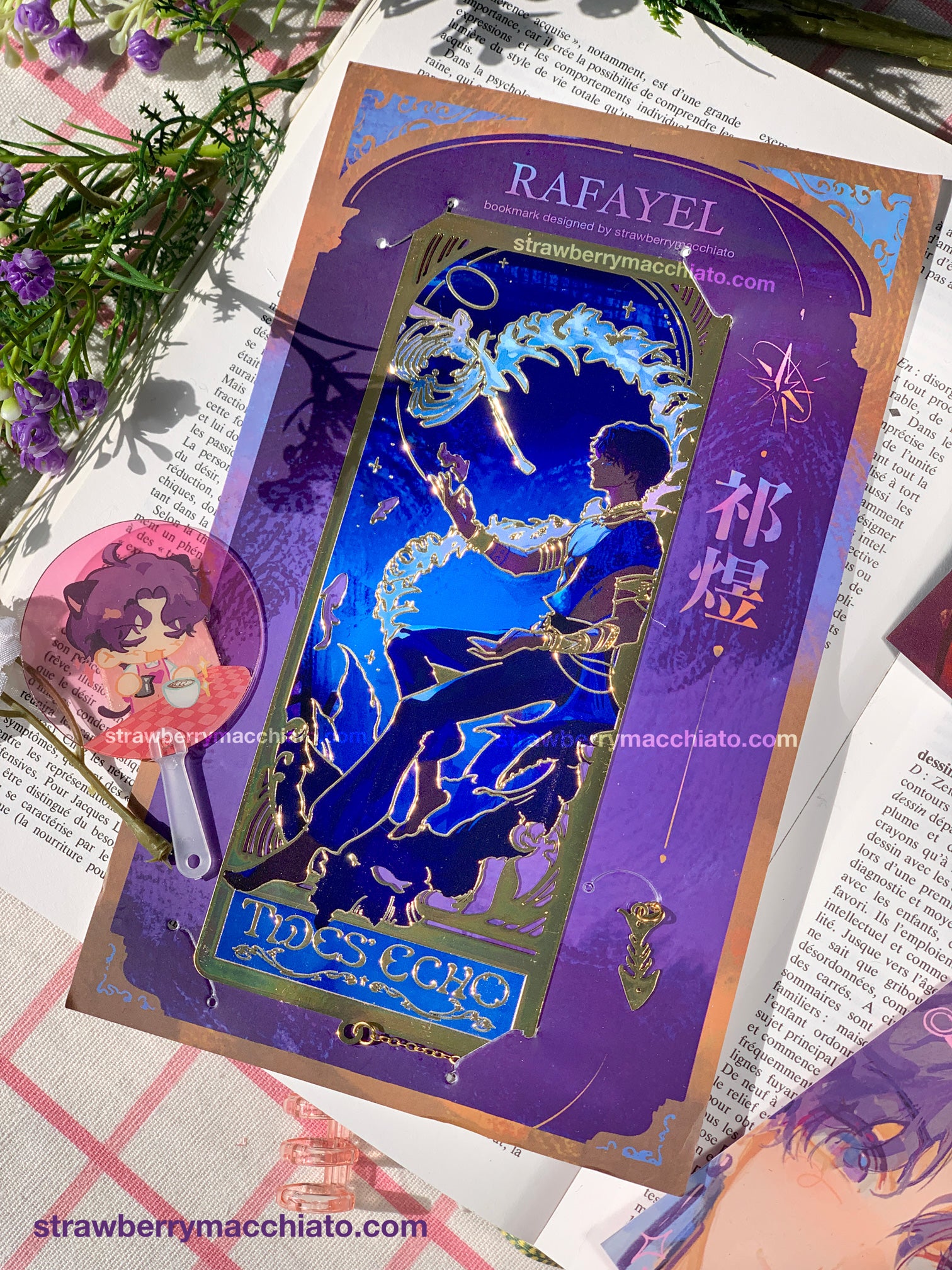 Love and Deep Space Metal Bookmark - Rafayel