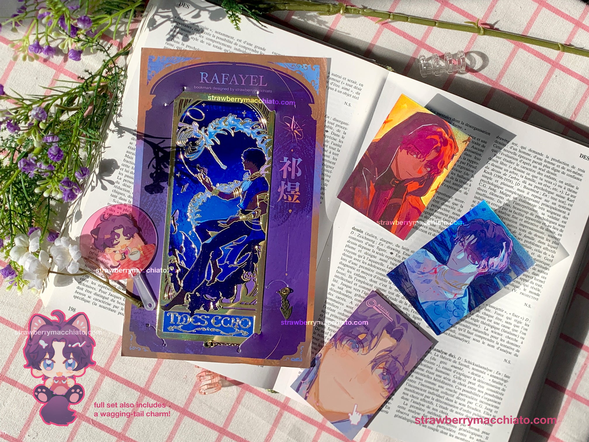 Love and Deep Space Metal Bookmark - Rafayel