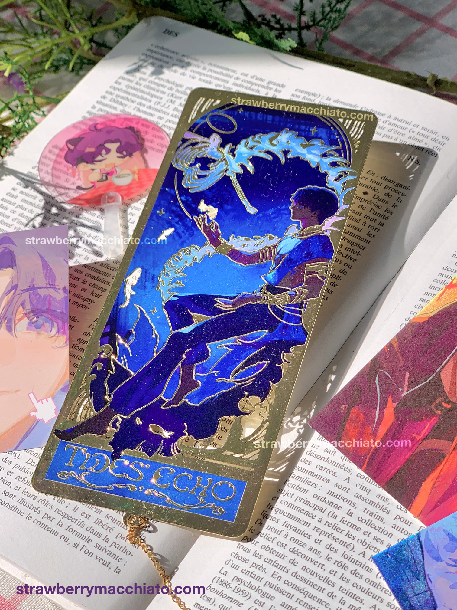 Love and Deep Space Metal Bookmark - Rafayel