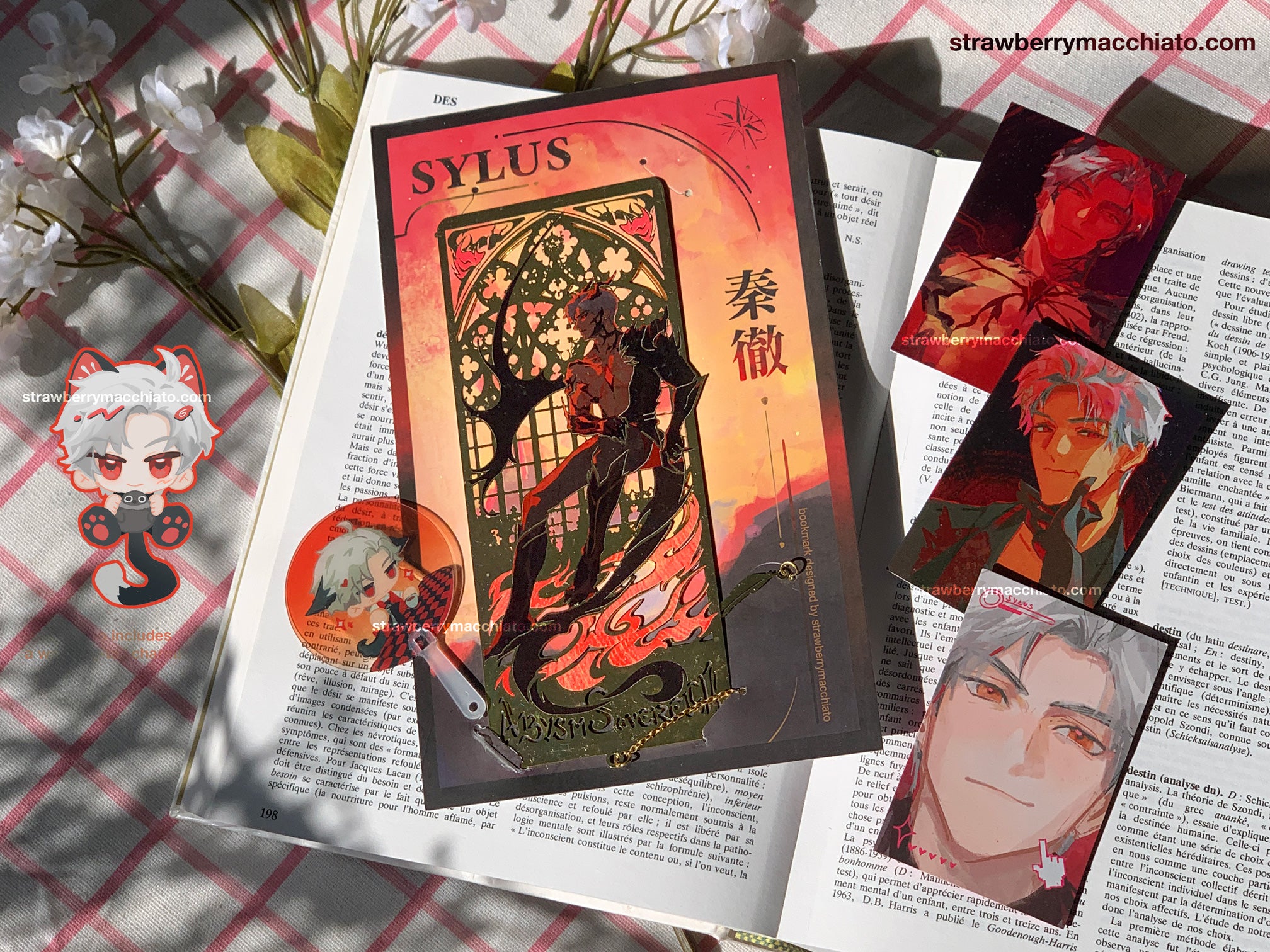 Love and Deep Space Metal Bookmark - Sylus