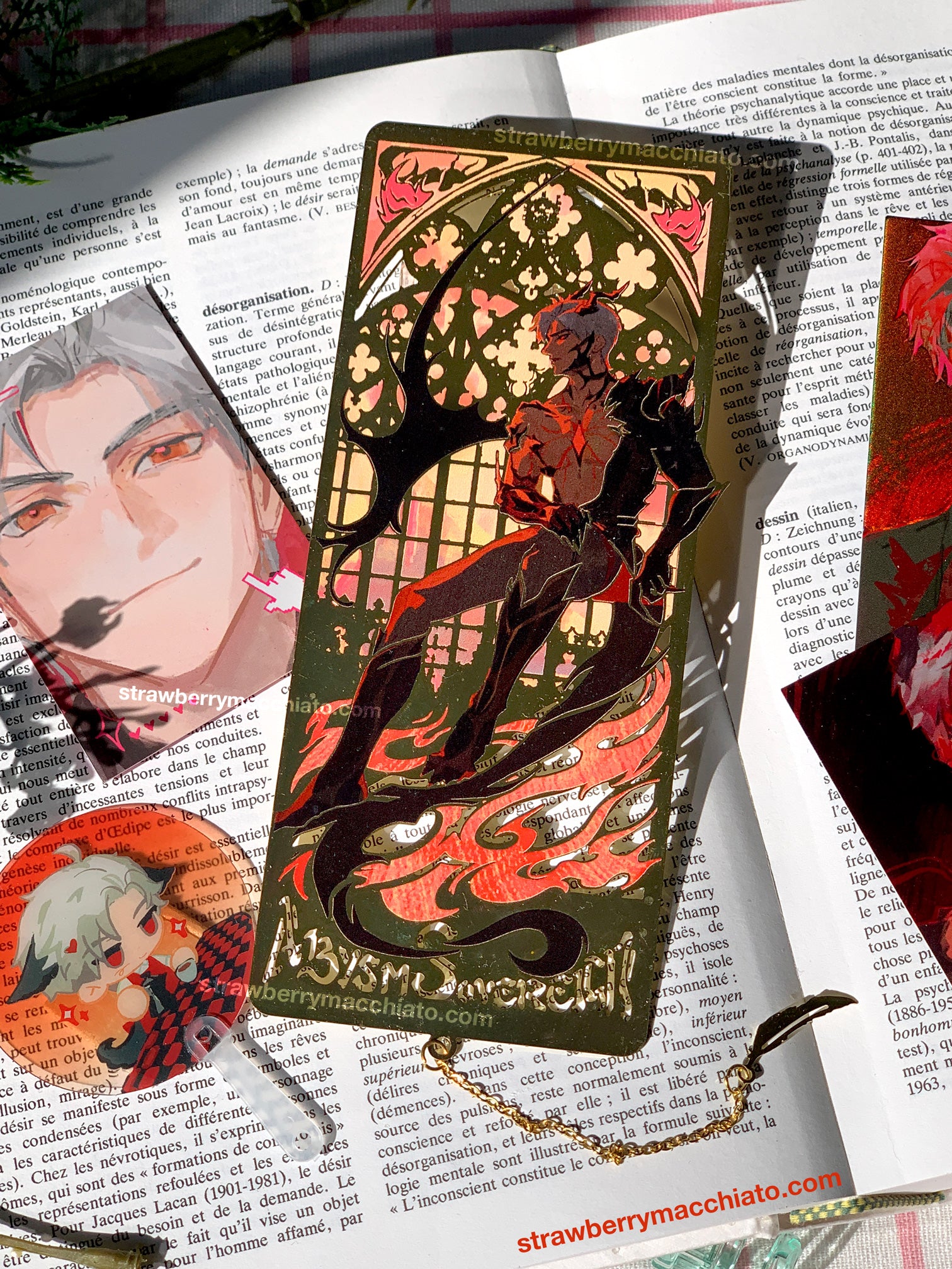 Love and Deep Space Metal Bookmark - Sylus