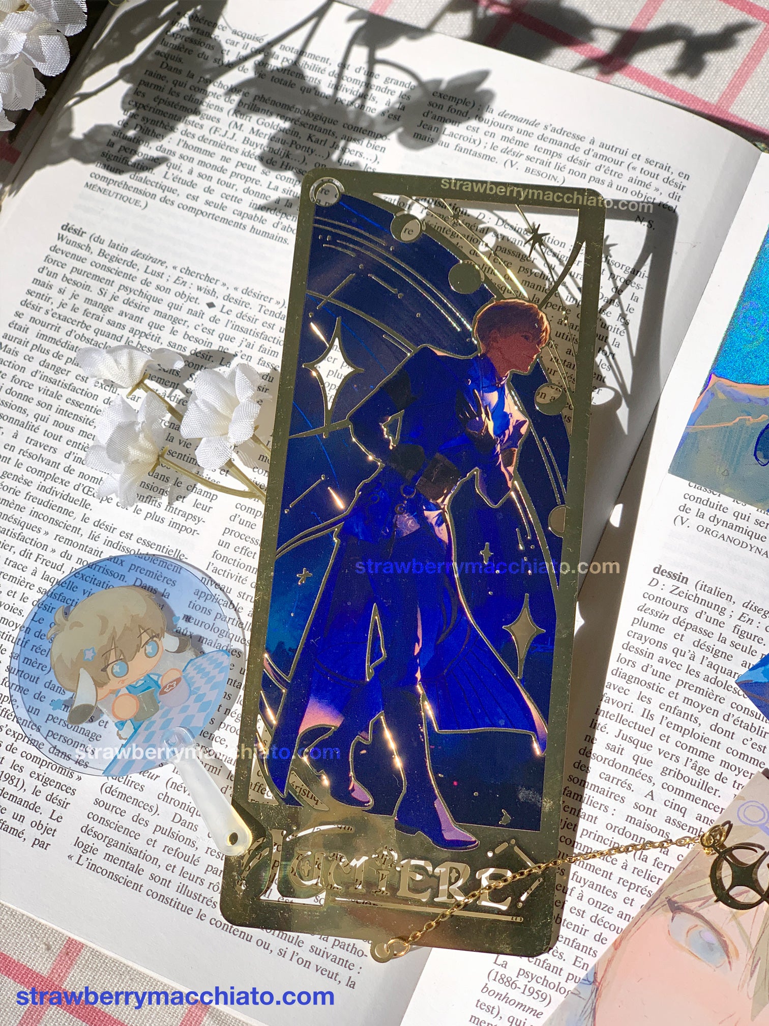 Love and Deep Space Metal Bookmark - Xavier