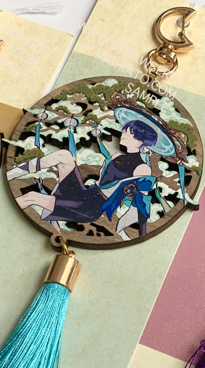 Inazuma Wood Charms