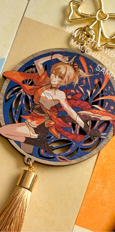 Inazuma Wood Charms