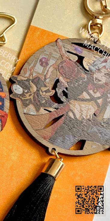 Inazuma Wood Charms