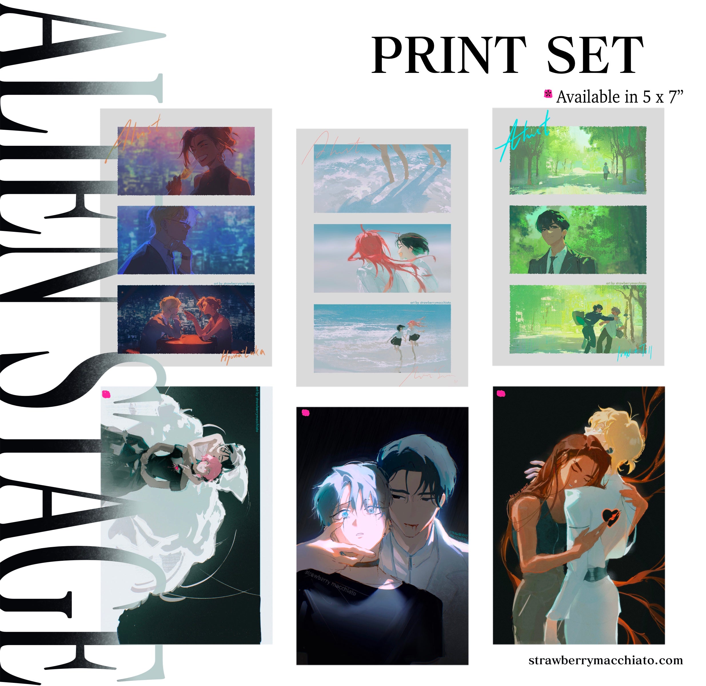 Alien Stage Print Set
