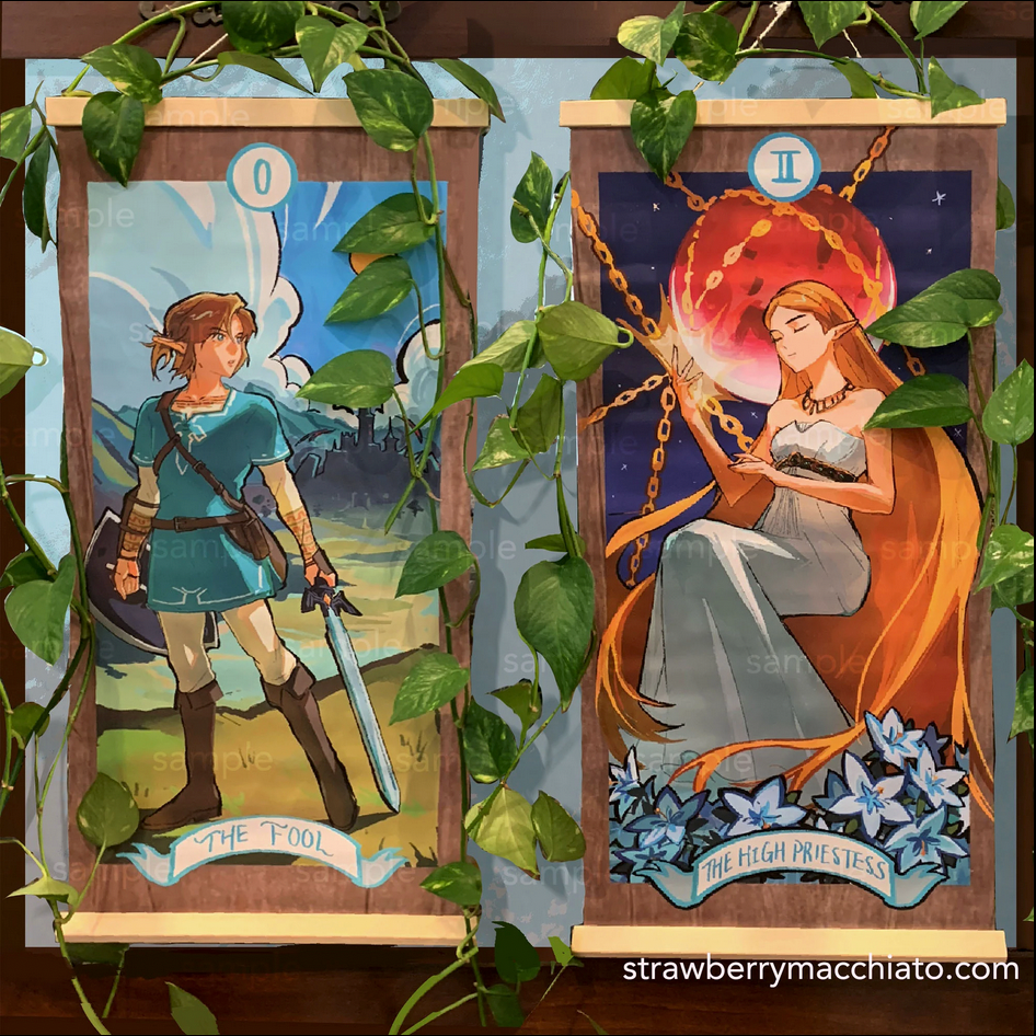Zelda Wall Scroll