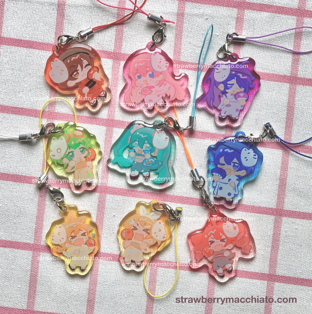 Vocaloid Phone Charms