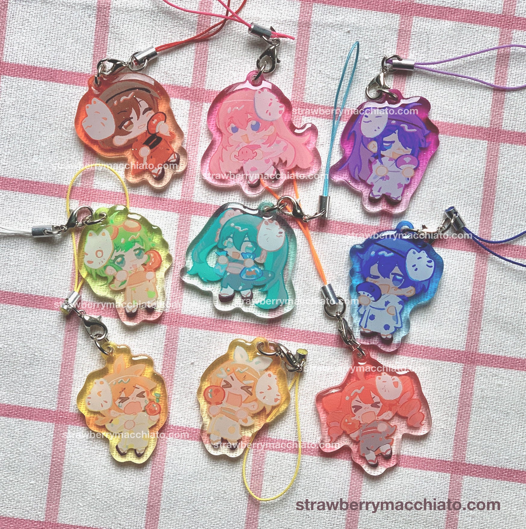 Vocaloid Phone Charms